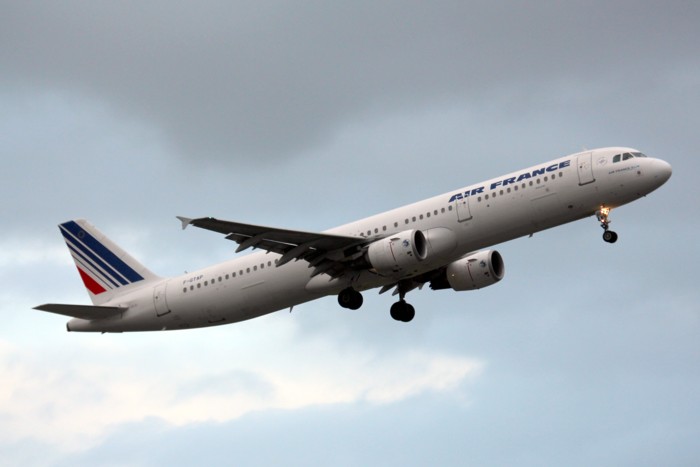 F-GYAP Air France A321 leaving for Paris mid afternoon.